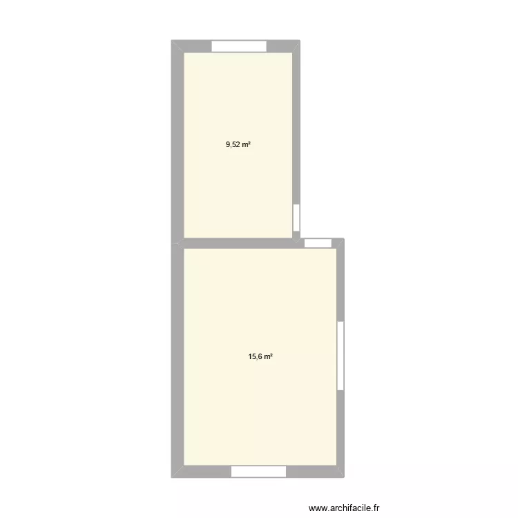 Tervuren - 2 e étage 1 studio. Plan de 2 et 25 m² Tervuren - 2 e étage 1 studio. Plan de 2 et 25 m²