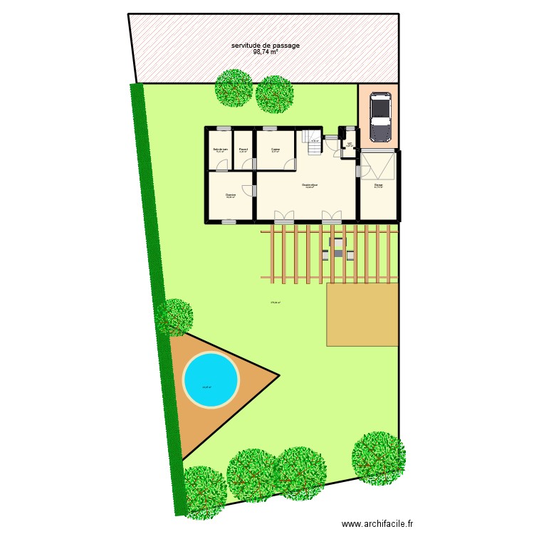 TIRONE prom olivier. Plan de 20 pièces et 655 m2