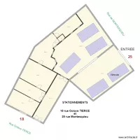 octave tierce PLAN DE MASSE  stationnements