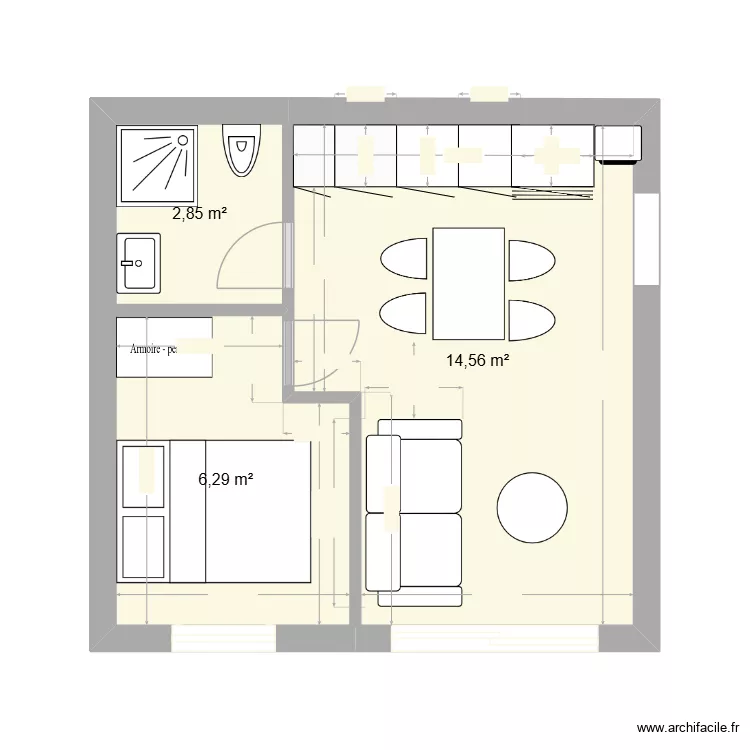 plan cabanon 2. Plan de 3 et 24 m² plan cabanon 2. Plan de 3 et 24 m²