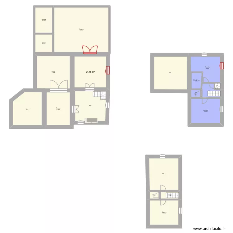 l'oustal dans 1 an. Plan de 19 et 310 m² l'oustal dans 1 an. Plan de 19 et 310 m²