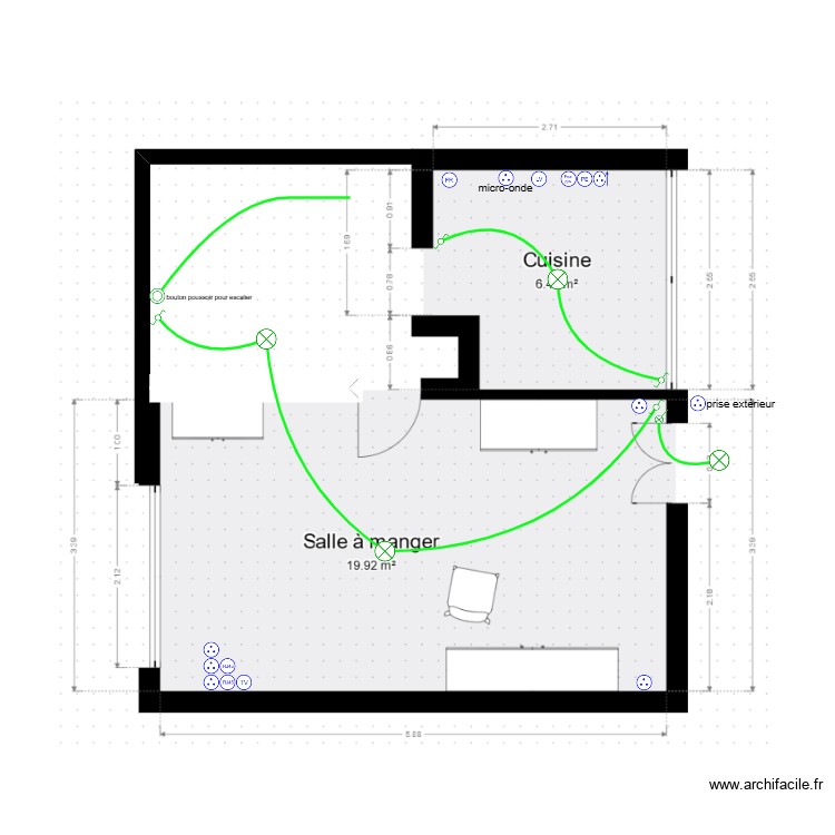 MERENDA RDC. Plan de 0 pièce et 0 m2