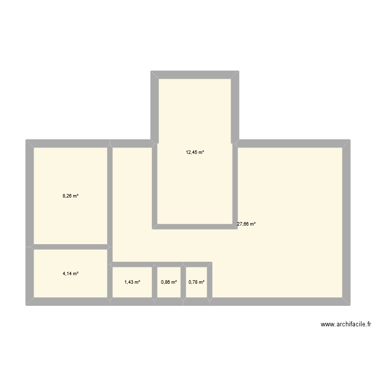 ACCUEIL autre proposition SVDP. Plan de 7 pièces et 56 m2