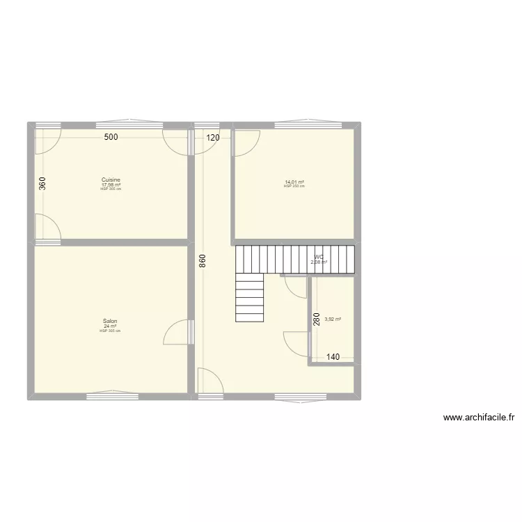 Plan maman - RDC. Plan de 