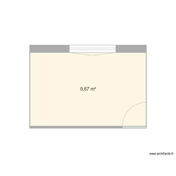 chambre jeanne. Plan de 