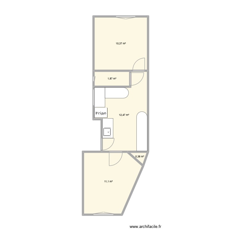 222. Plan de 0 pièce et 0 m2