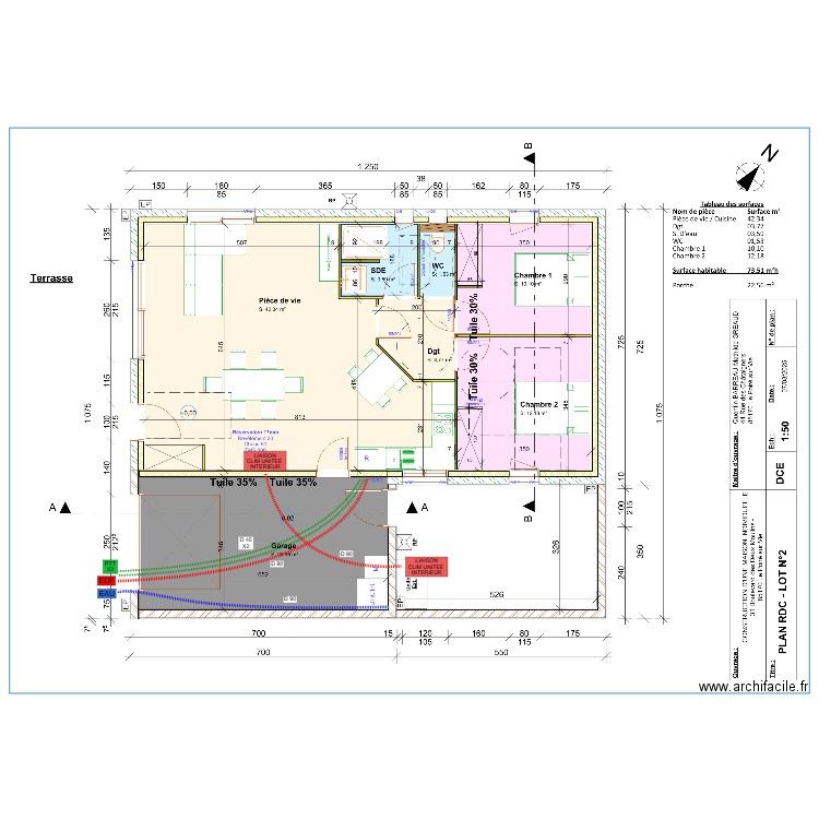 SCI QUEMA IMMO LIAISON TPC. Plan de 0 pièce et 0 m2