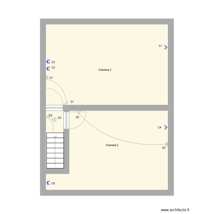 melanie +2. Plan de 3 pièces et 42 m2