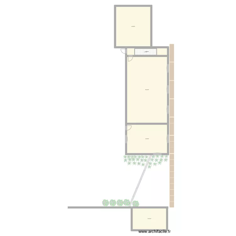 projet garage. Plan de 