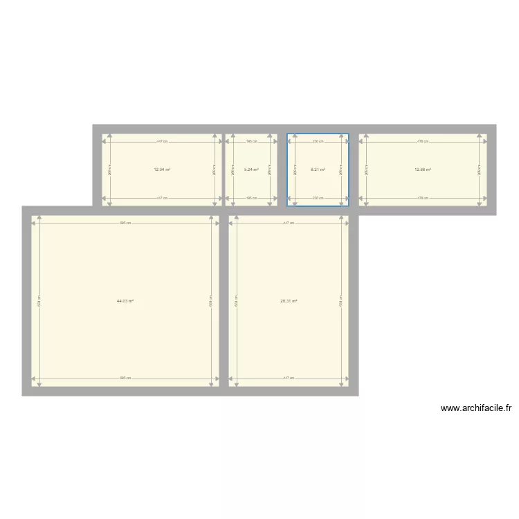 Renoux Projet. Plan de 