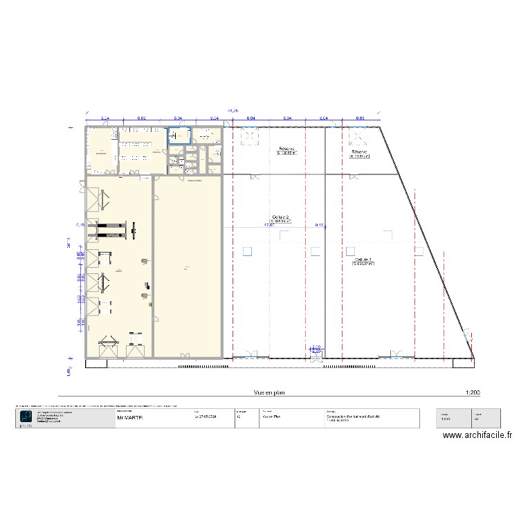 Royan 850 .1. Plan de 17 pièces et 844 m2
