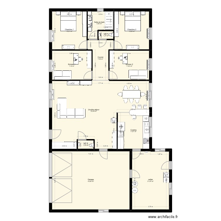 maison 4 FESSEL. Plan de 12 pièces et 200 m2