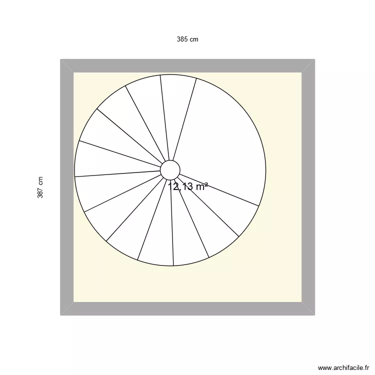 Escalier colima&ccedil;on. Plan de 