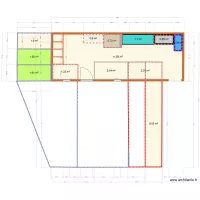 volière communautaire + couloirs 5m+amengt