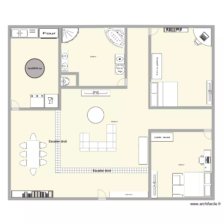 Appartement. Plan de 
