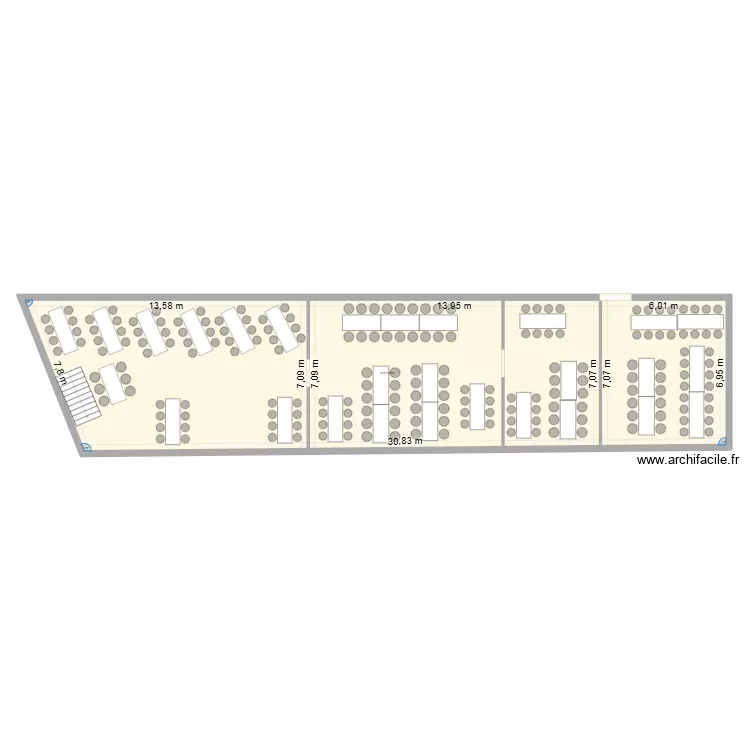 Mariage 1. Plan de 1 et 228 m² Mariage 1. Plan de 1 et 228 m²
