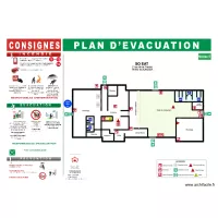 Plan d'évacuation 3 SO EAT