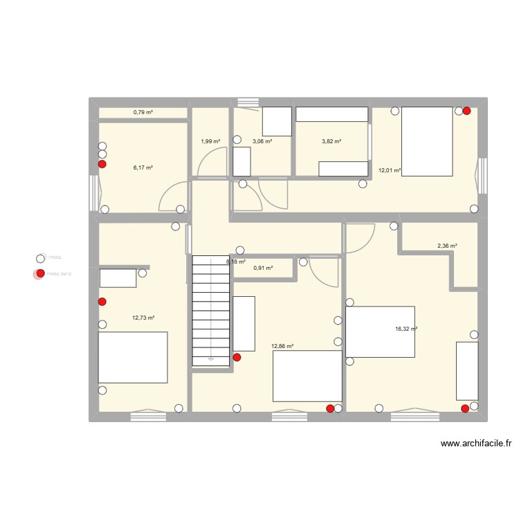 SAINTE BLANDINE RDC MODIFICATIONS V1. Plan de 0 pièce et 0 m2