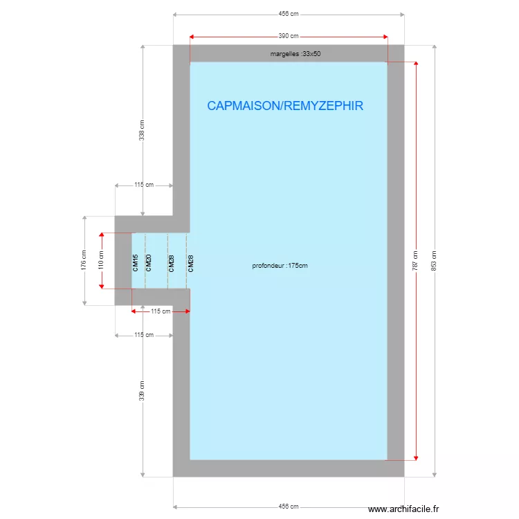 REMY-ZEPHIR. Plan de 