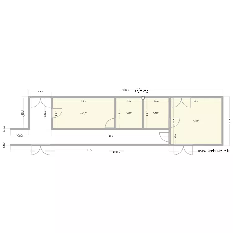 cosec 1. Plan de 4 et 53 m² cosec 1. Plan de 4 et 53 m²