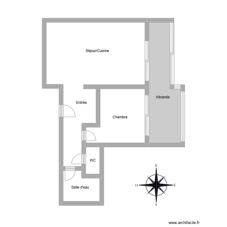 52357. Plan de 5 et 38 m² 52357. Plan de 5 et 38 m²