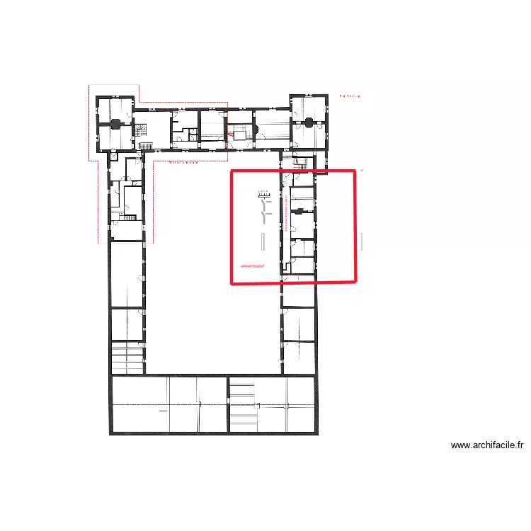APPARTEMENT. Plan de 