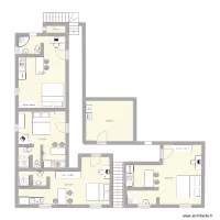 ETAGE PROJECTION 4 LOGEMENTS