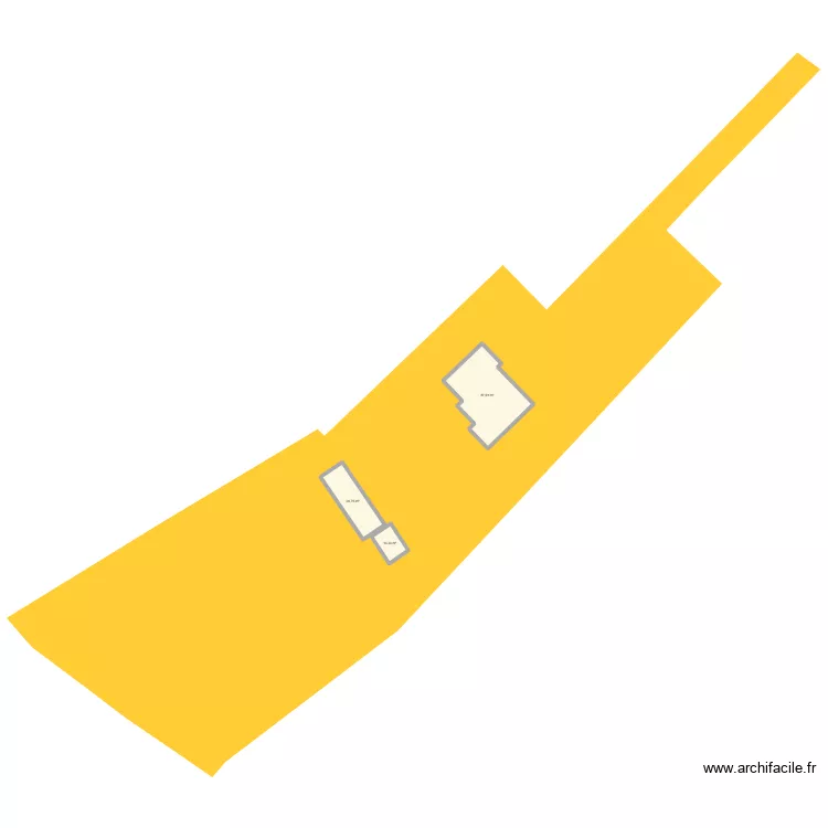 box. Plan de 3  et 138 m²