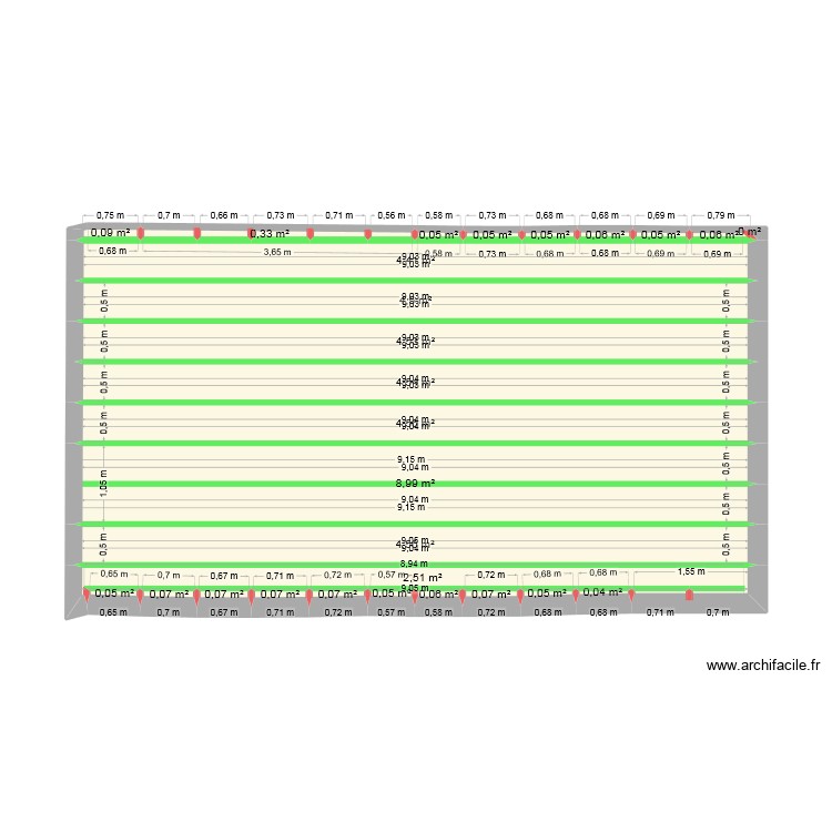 plafond salon. Plan de 0 pièce et 0 m2