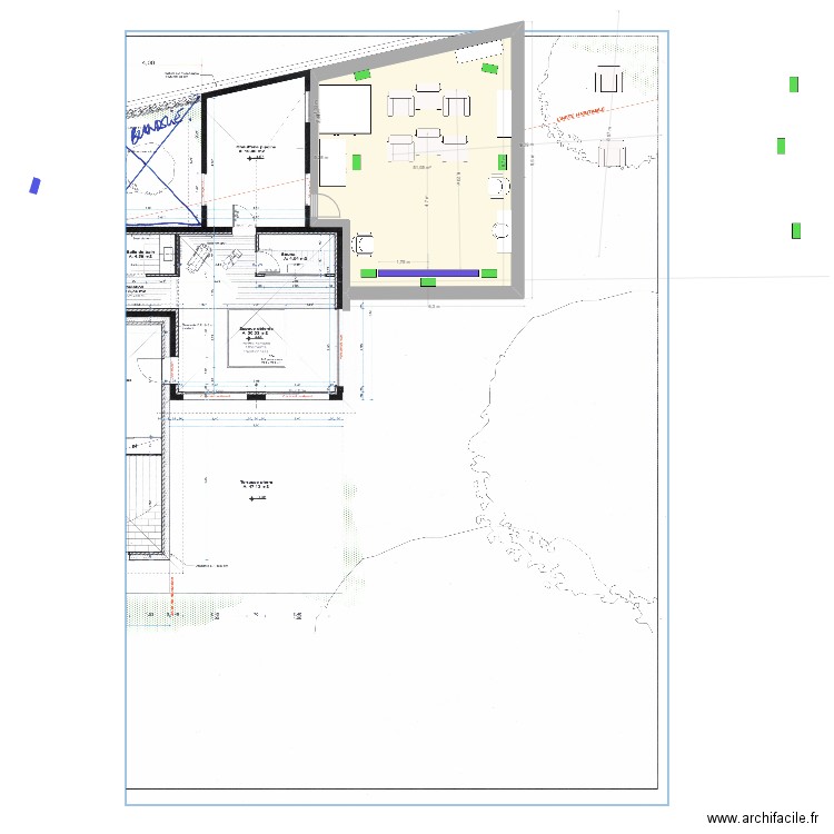 Avant projet HC _02. Plan de 1 pièce et 51 m2