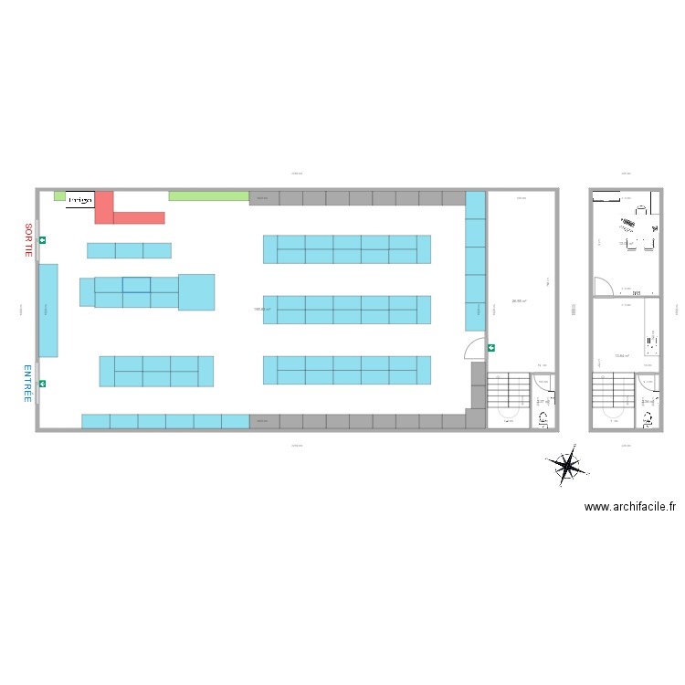 DEGRIFF. Plan de 6 pièces et 254 m2