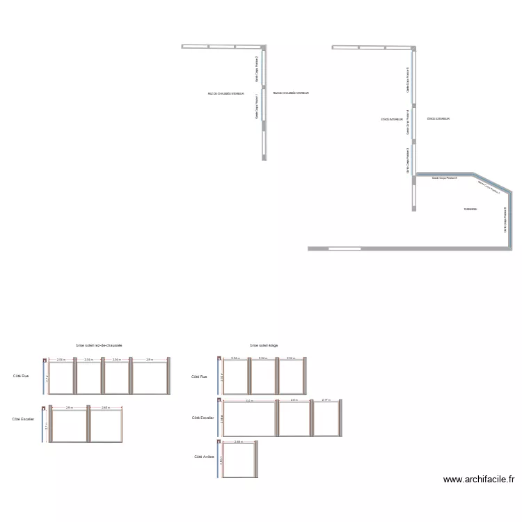CRESSON MEUDON. Plan de 