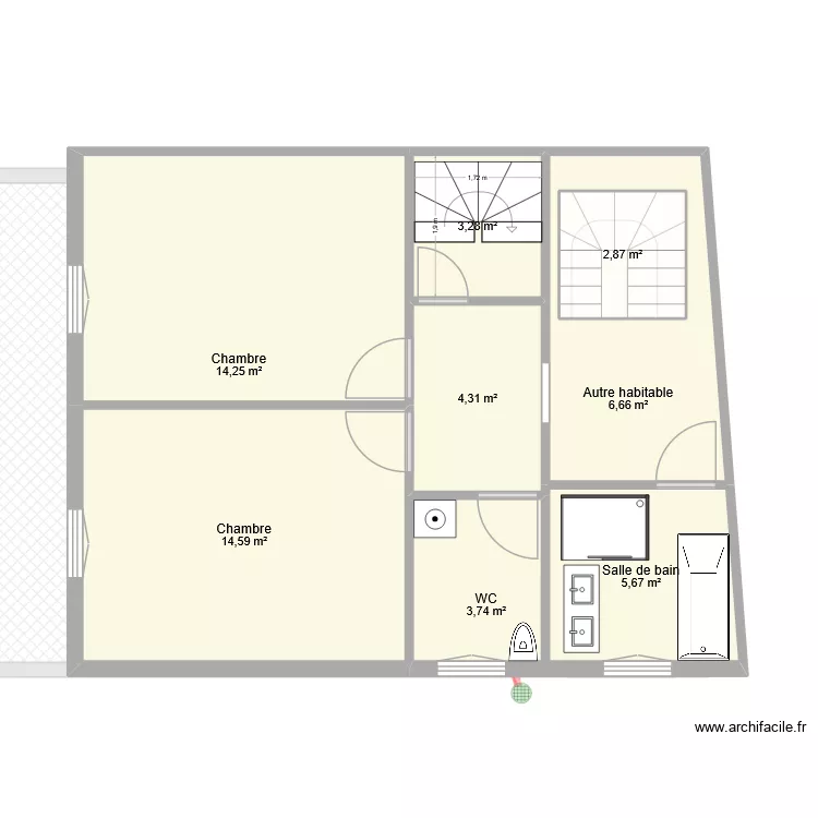 VAYRES 2026 PLOMBERIE. Plan de 12 Pièces et 128 m²