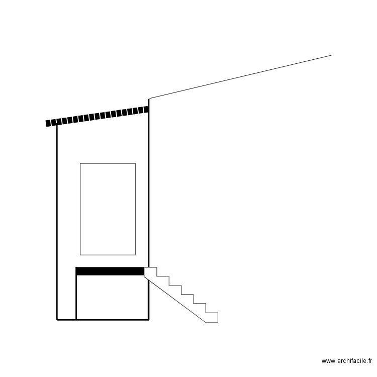 Extension côté Ouest Cafoucho. Plan de 0 pièce et 0 m2