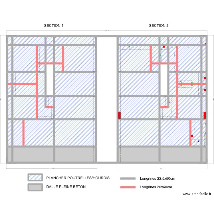 PLAN POSE PLANCHER KILIMA. Plan de 390 pièces et 3406 m2