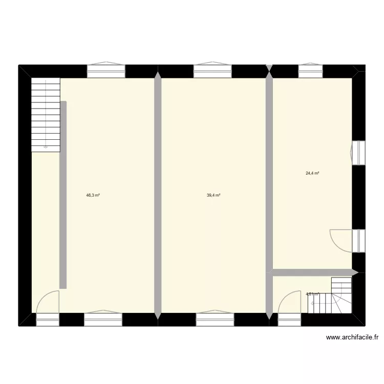 St python 0. Plan de 4  et 115 m²