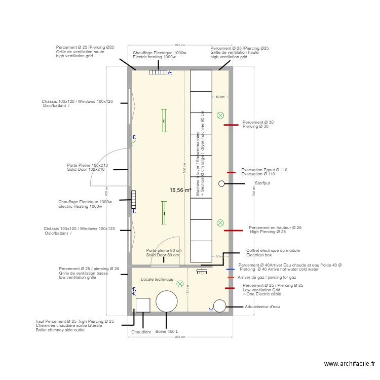 Plan pour eurointer. Plan de 0 pièce et 0 m2