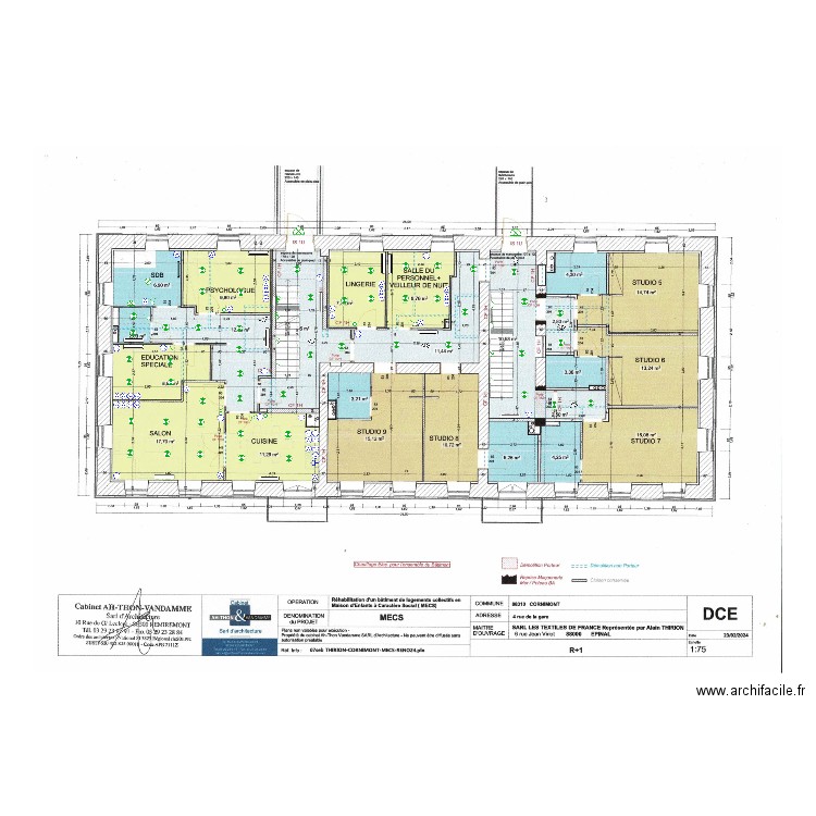 R+1. Plan de 0 pièce et 0 m2