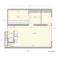 Garage Bi&egrave;vre SDB et cuisine au fond