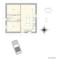 plan maison1 meubl&eacute;
