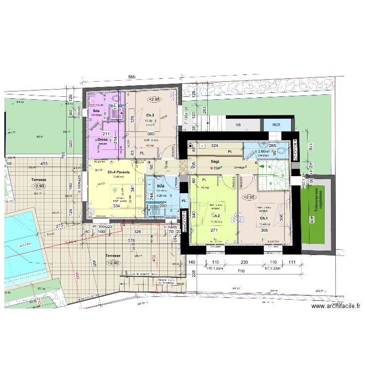 maison karam etage. Plan de 0 pièce et 0 m2