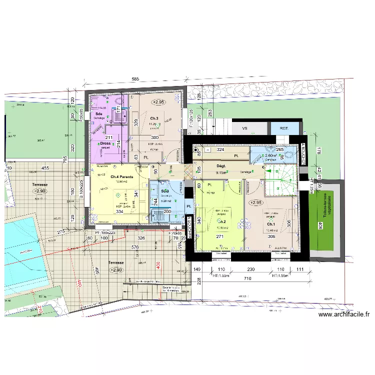 maison karam etage. Plan de 