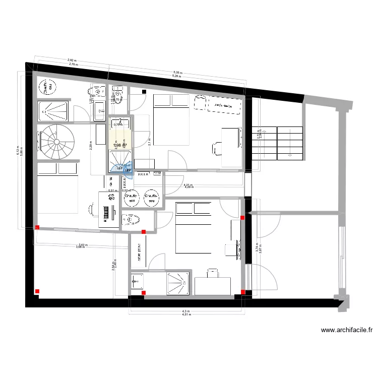 Plan 1er Chambres 7. Plan de 