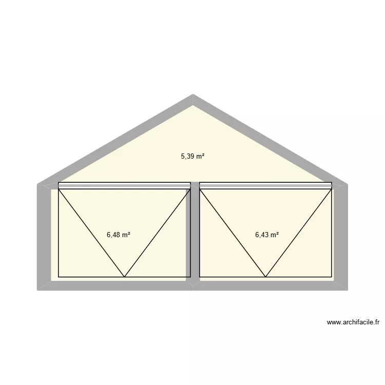plan 2. Plan de 3 et 18 m² plan 2. Plan de 3 et 18 m²