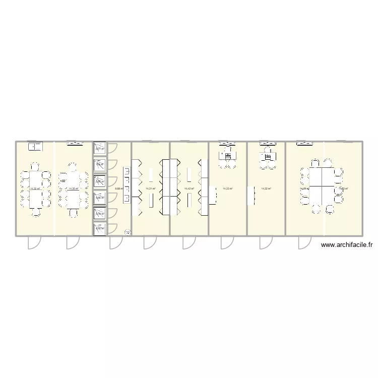 CIMAT CHANTIER AIR LIQUIDE FEYZIN. Plan de 15  et 129 m²