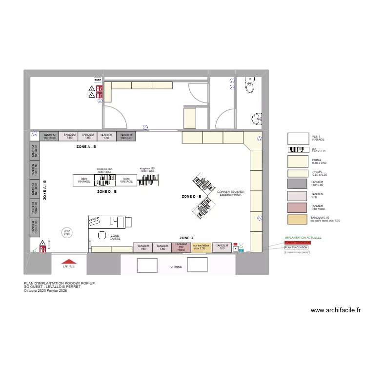 SO OUEST PLAN IMPLANTATION COM + POPUP 2025. Plan de 