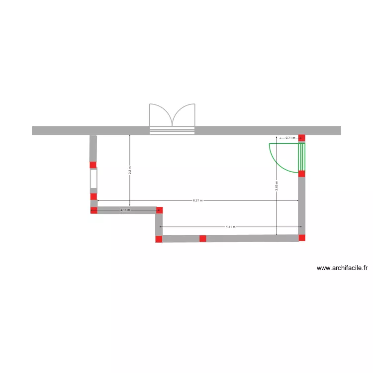 VERANDA LE SAINT 2. Plan de 
