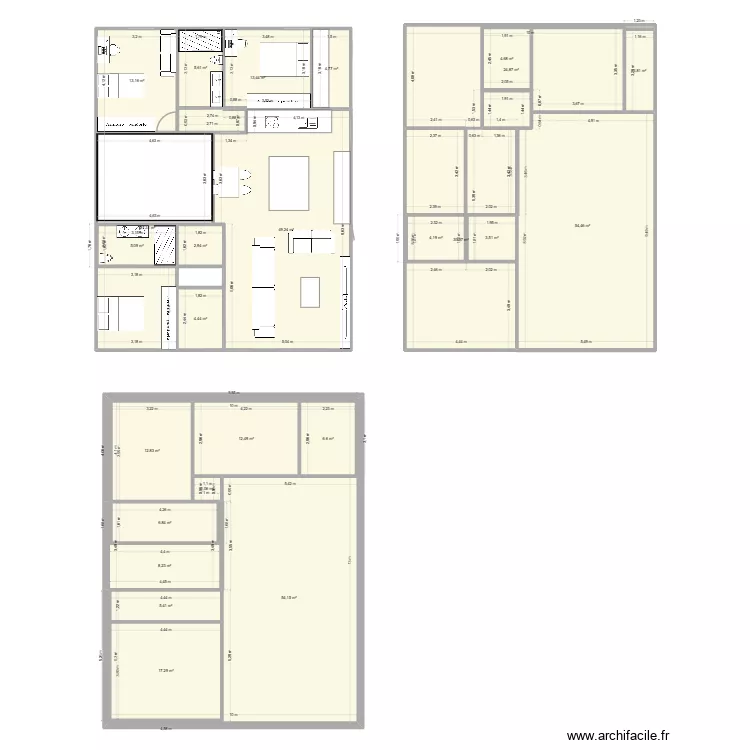 s jjorge. Plan de 25 pièces et 382 m²