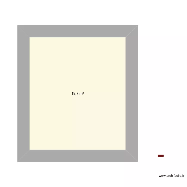 test. Plan de 1  et 20 m²