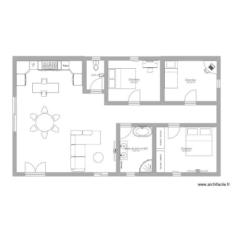 plan maison. Plan de 